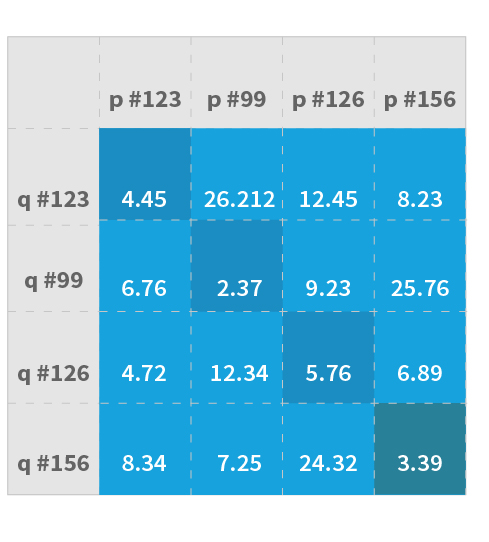 Distance matrix