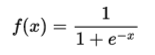 The logistic function formula