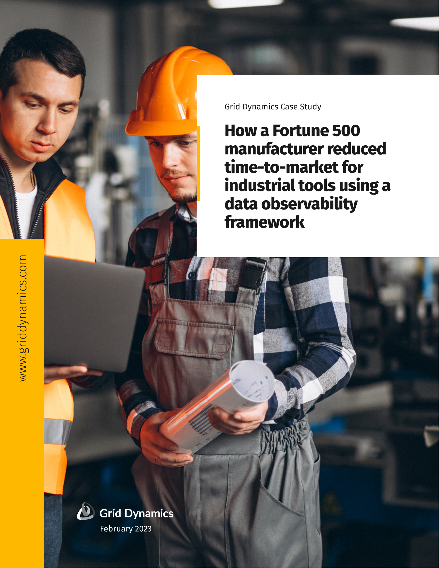 How a Fortune 500 manufacturer reduced time-to-market for industrial tools using a data observability framework