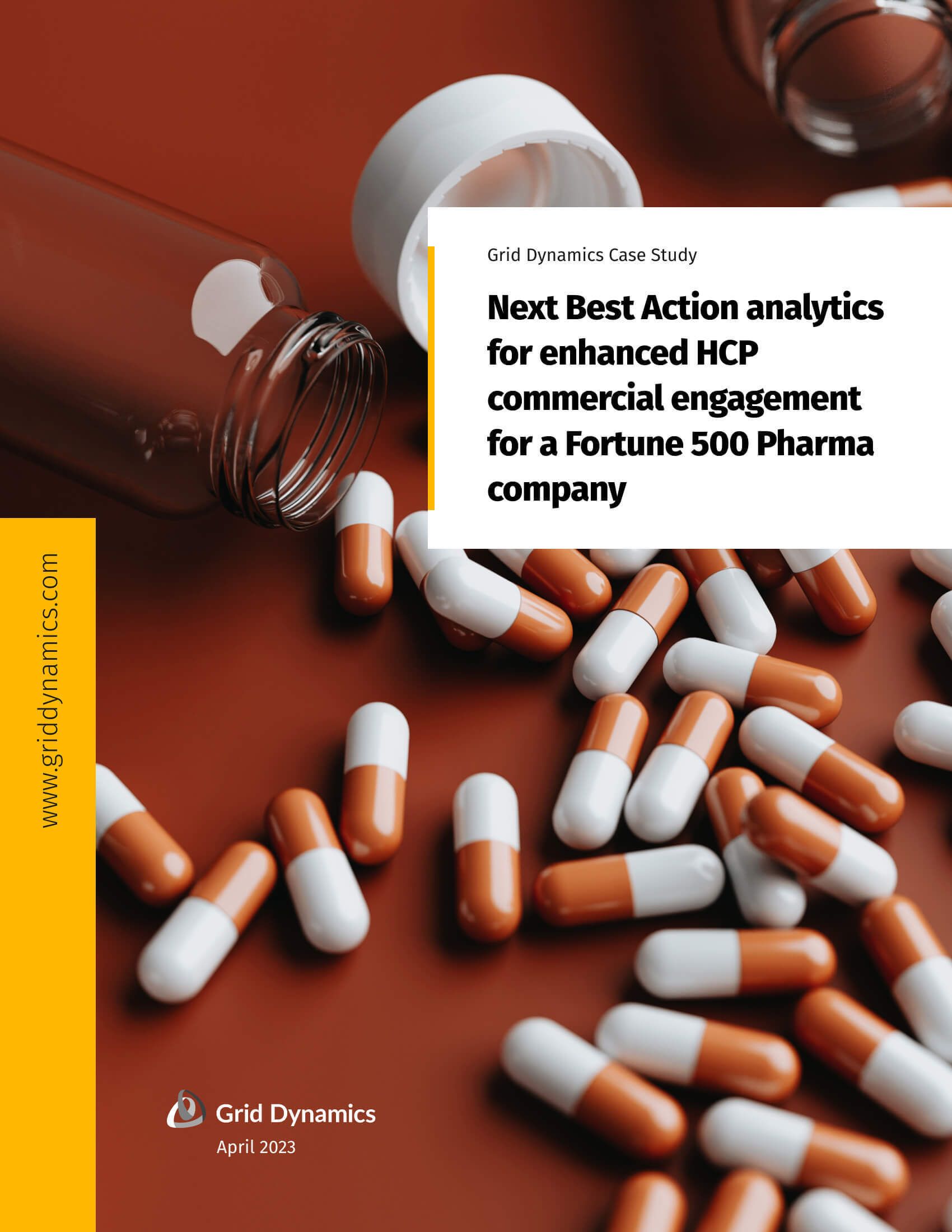 Next Best Action analytics for enhanced HCP commercial engagement for a Fortune 500 Pharma company