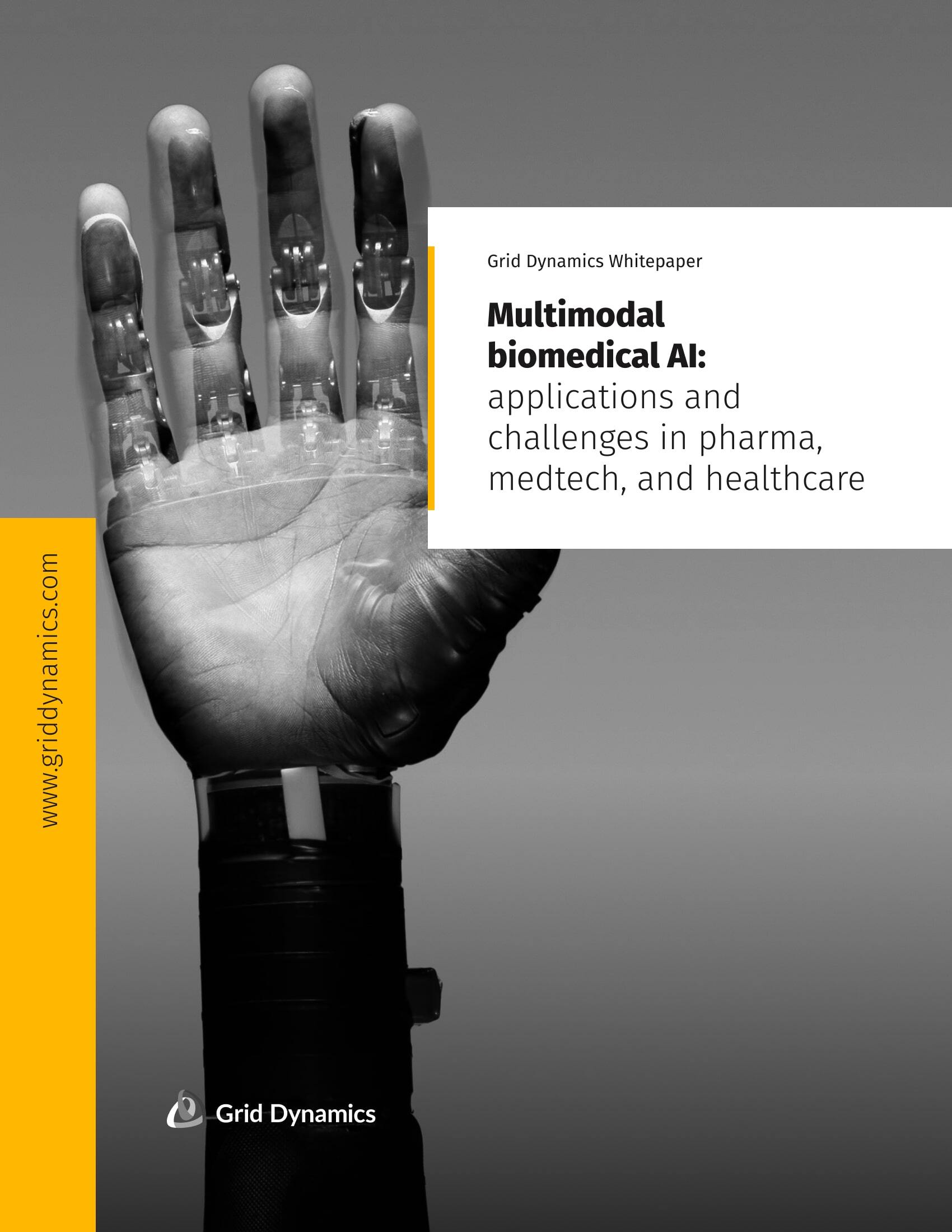 Multimodal biomedical AI: applications and challenges in pharma, medtech, and healthcare